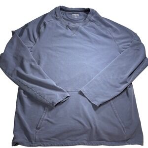 RHONE Mens Sweatshirt Pullover Crew Neck Long Sleeve‎ Pocket XL TG Blue